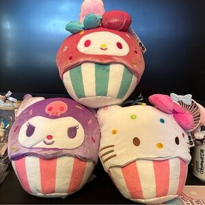 Sanrio cupcake plushies